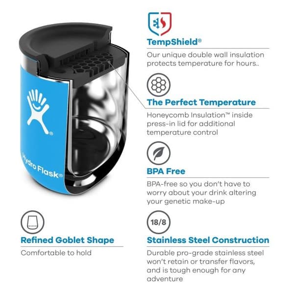 Insulated Wine Tumbler 295 ml Black, view: 1
