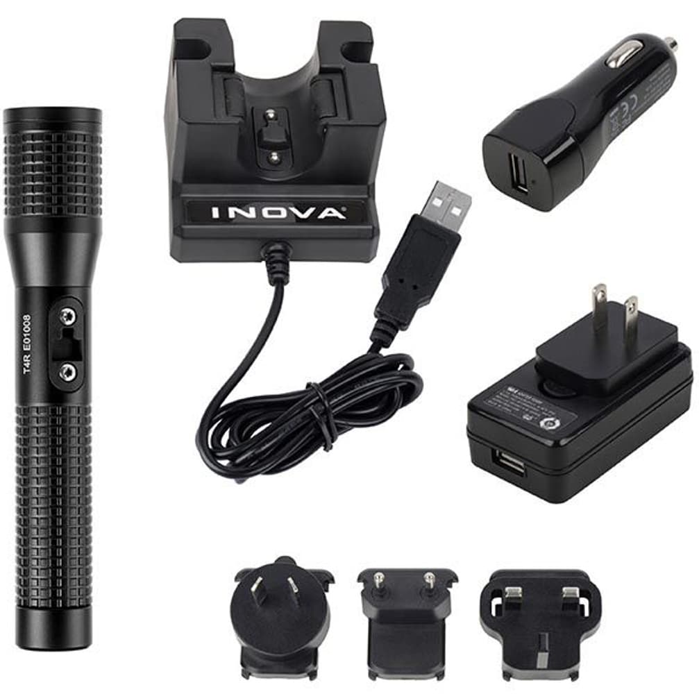 INOVA T4R PowerSwitch Rechargeable Tactical Flashlight, view: 1