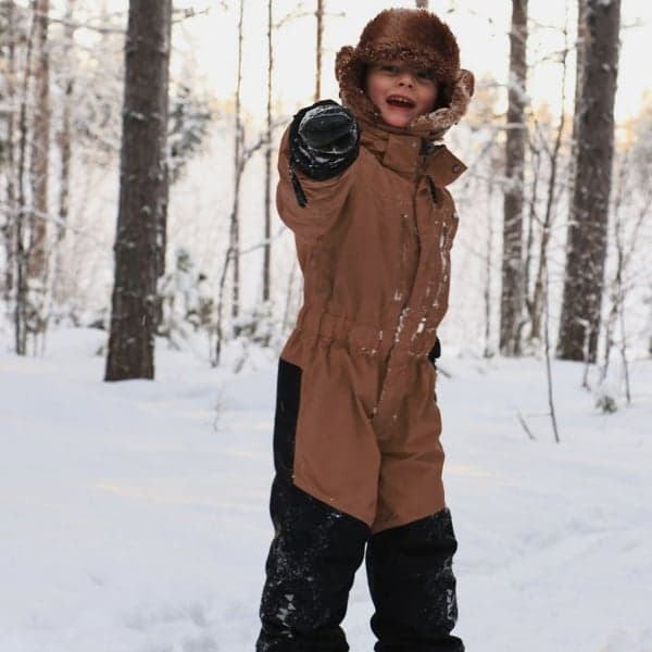 Penguin Snowsuit Kids Chocolate, view: 4