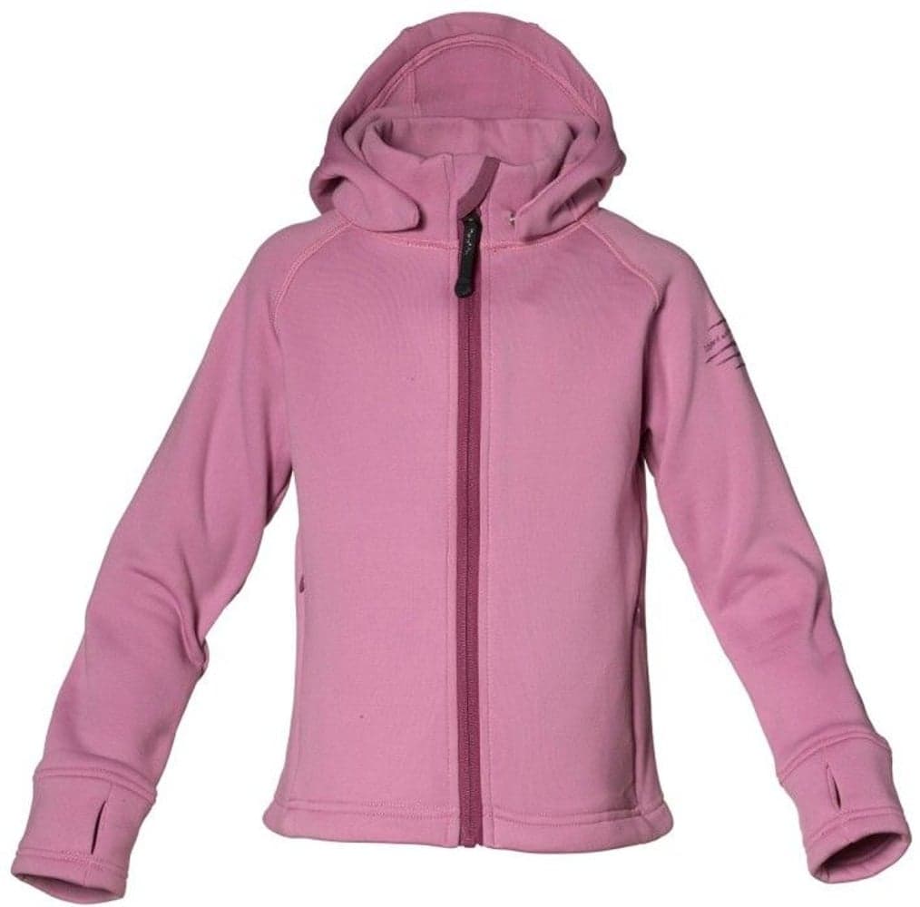 Panda Fleece Hoody Kids Dusty Pink, view: 0