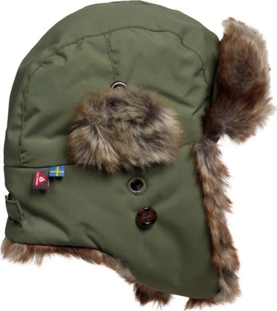 Kids Squirrel Winter Fur Cap Moss, view: 0