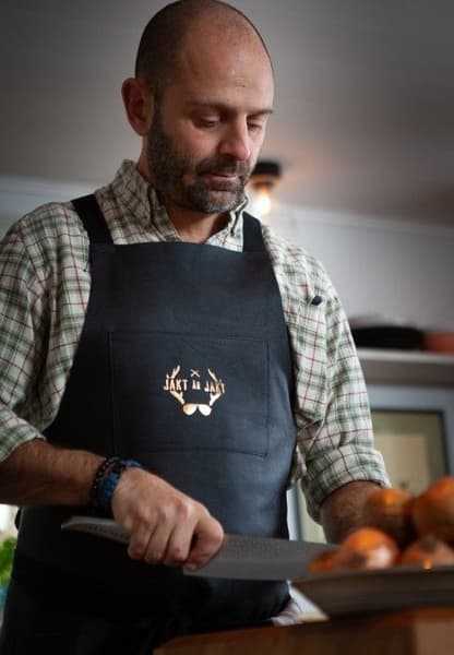 Jakt är Jakt Läderförkläde, view: 2