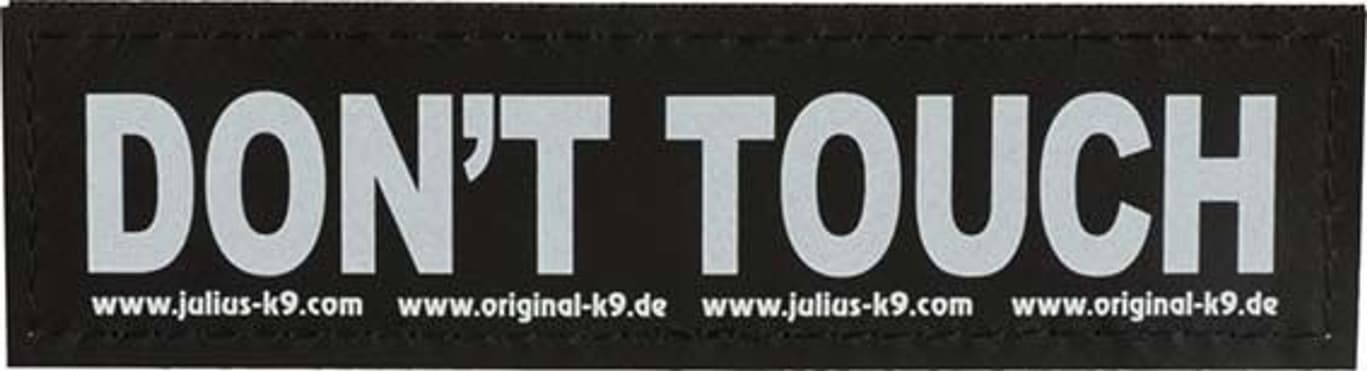 Julius-K9 Kardborremärke DON'T TOUCH strl S, view: 0