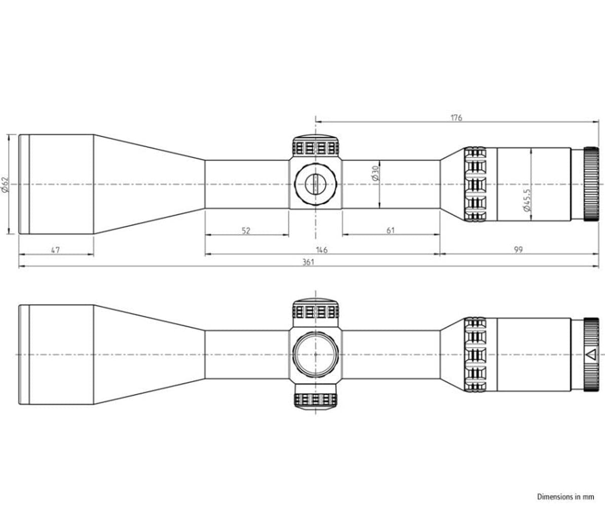 Helia 2,4-12x56 4-Dot Belyst, view: 3