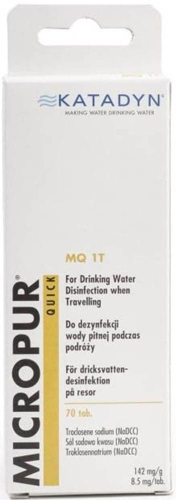 Vattenreningstabletter Micropur Quick 70 tabletter, view: 0