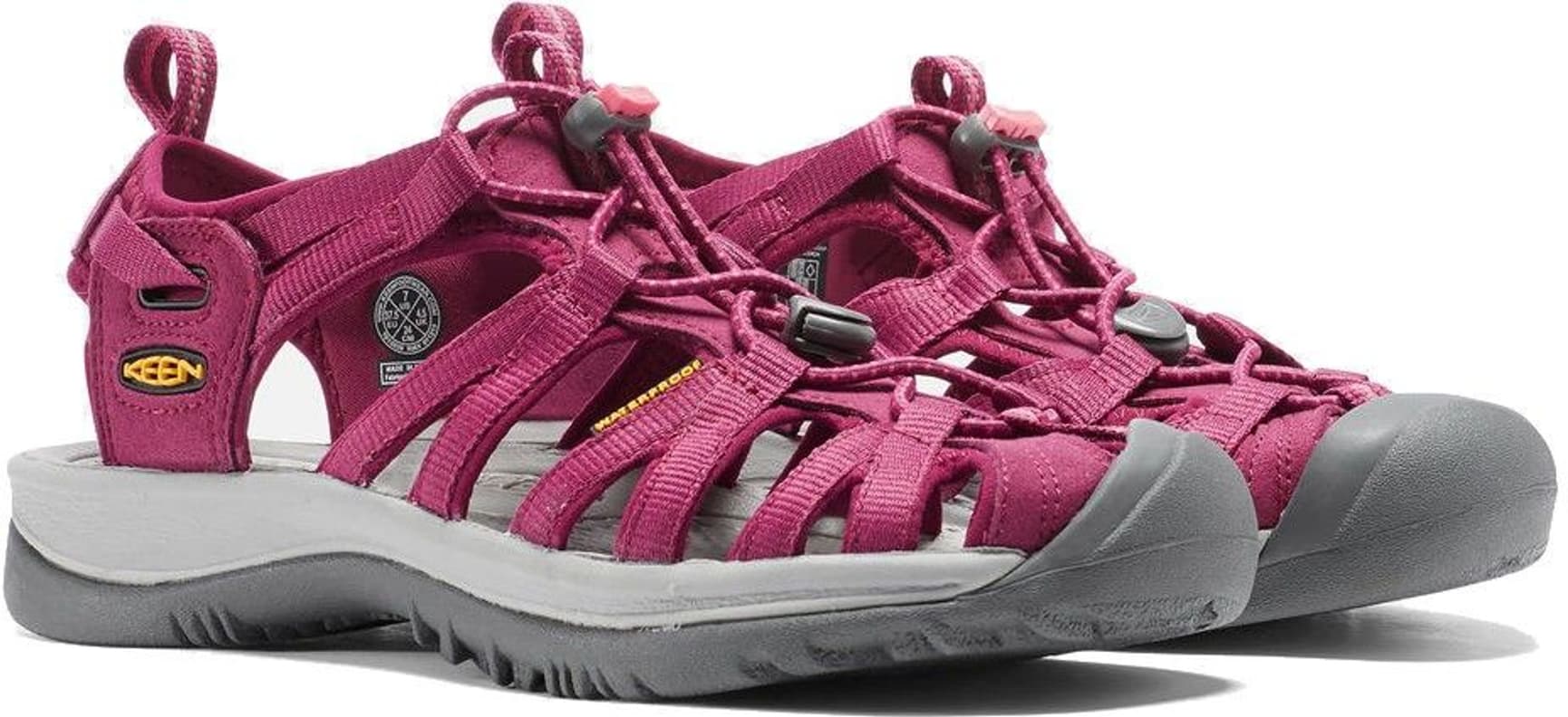 Keen W's Whisper Beet Red/Honeysuckle, view: 2