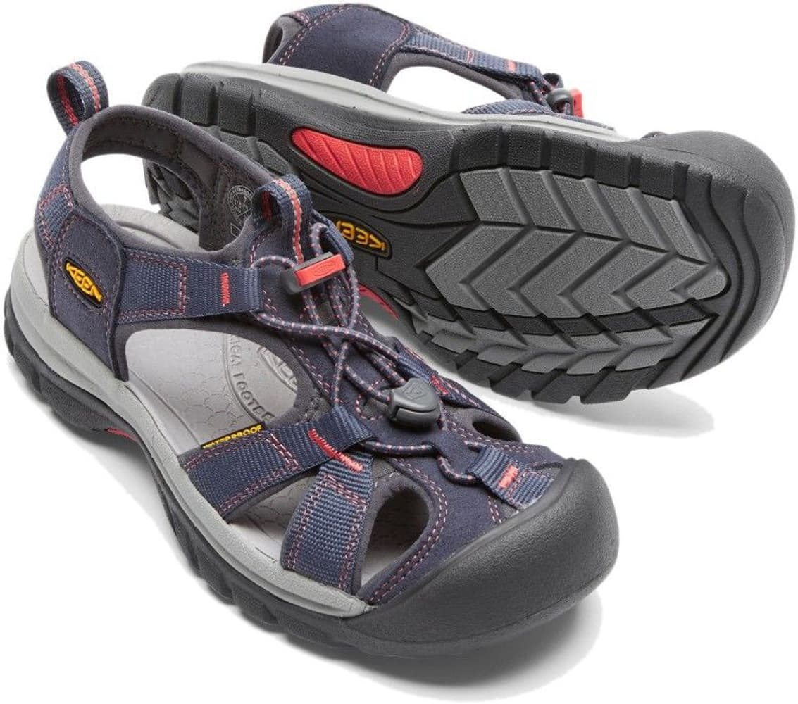 Keen W's Venice H2 Midnight Navy/Hot Coral, view: 3
