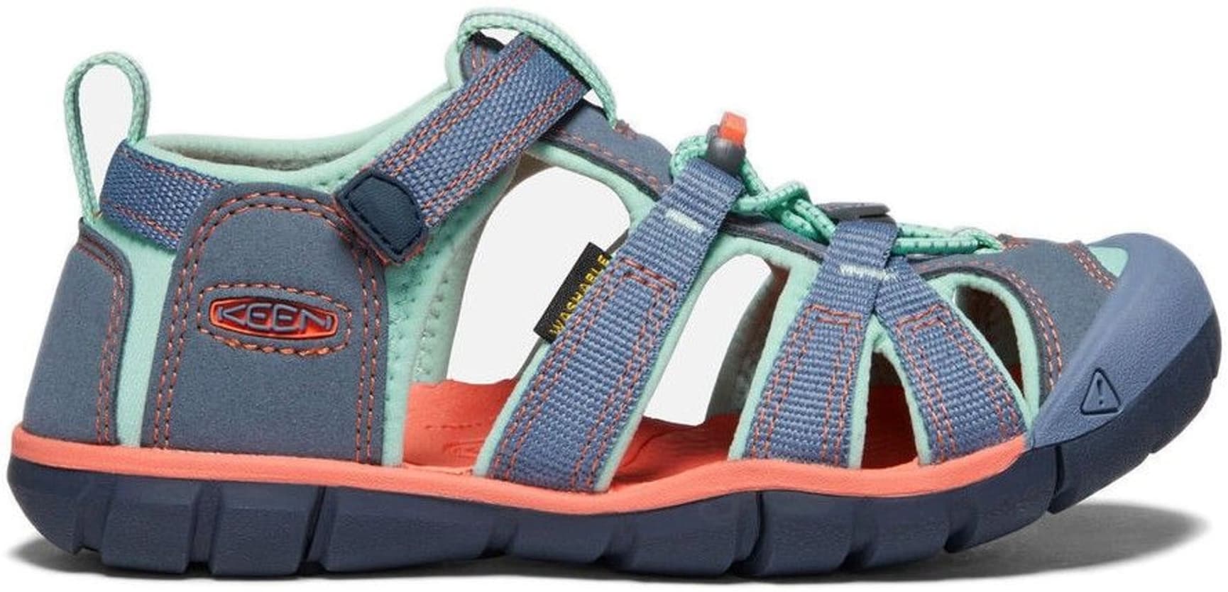 Keen Kids Seacamp II CNX Flint Stone/Ocean Wave, view: 2