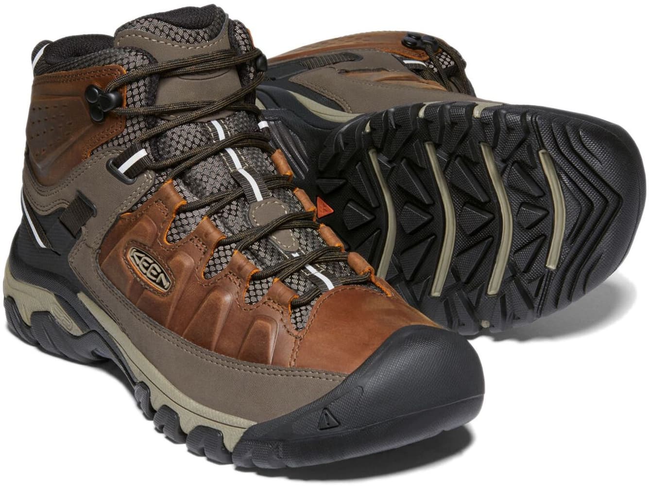 Keen M's Targhee III Mid Waterproof Chestnut/Mulch, view: 3