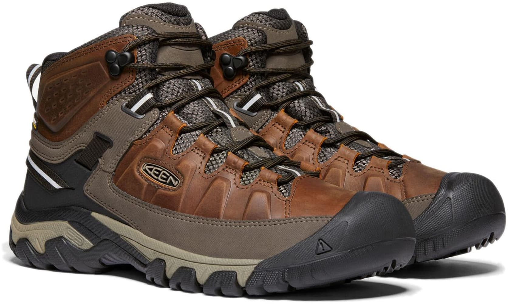 Keen M's Targhee III Mid Waterproof Chestnut/Mulch, view: 1