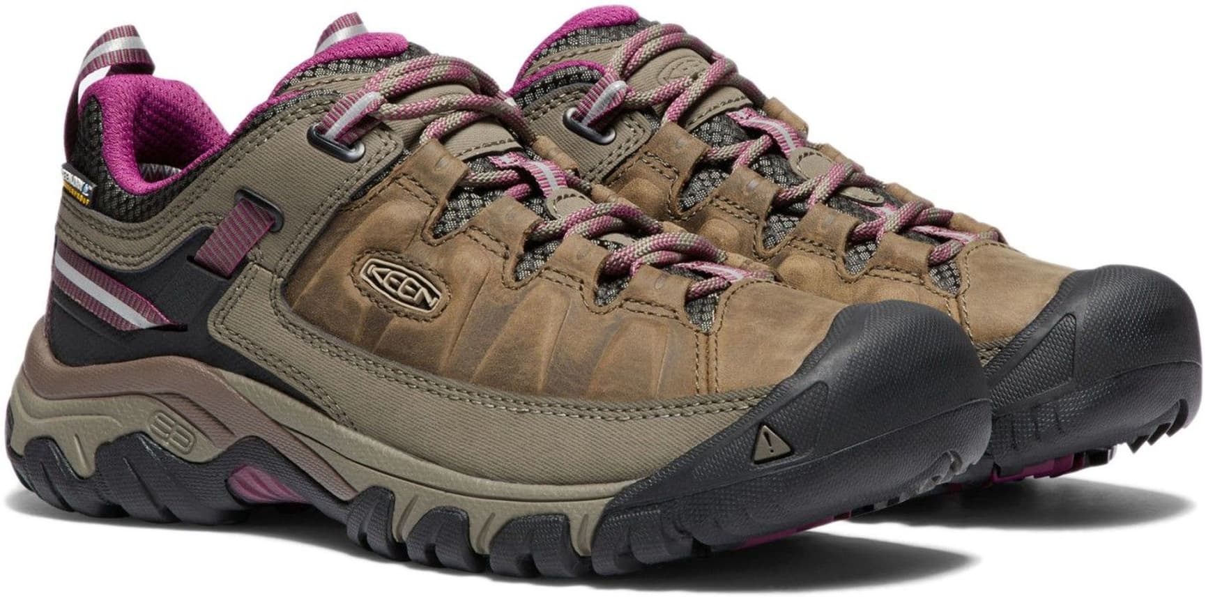 Keen W's Targhee III Waterproof Weiss/Boysenberry, view: 2