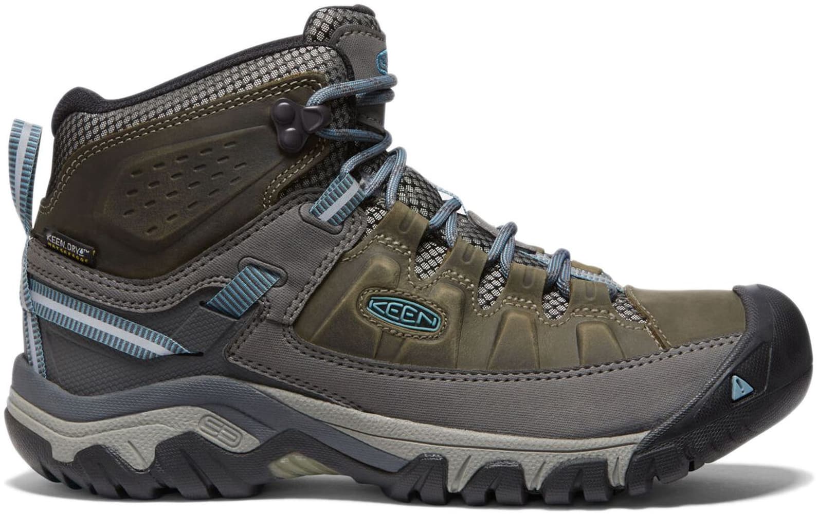 Keen W's Targhee III Mid Waterproof Magnet/Atlantic Blue, view: 0
