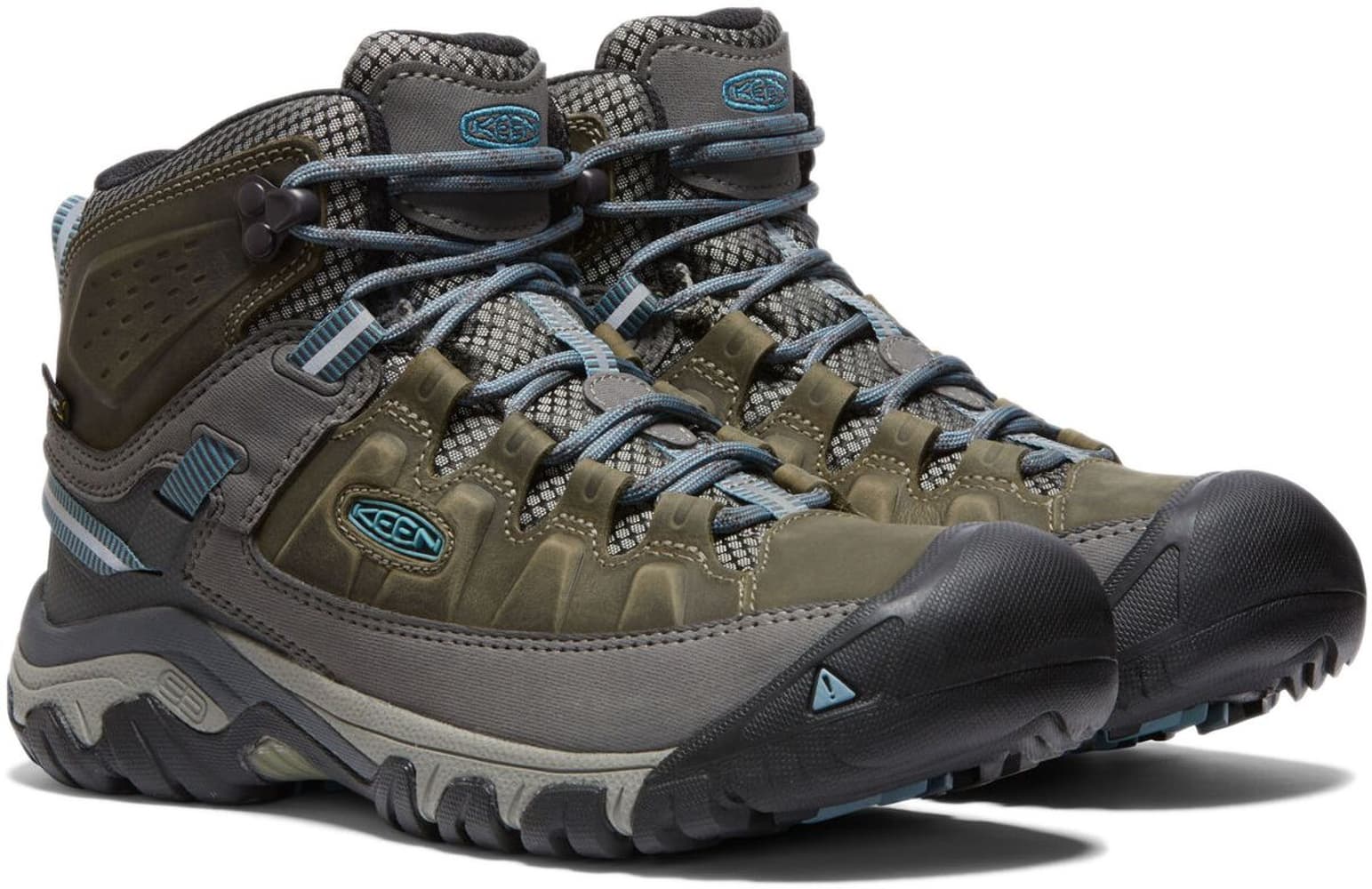 Keen W's Targhee III Mid Waterproof Magnet/Atlantic Blue, view: 1