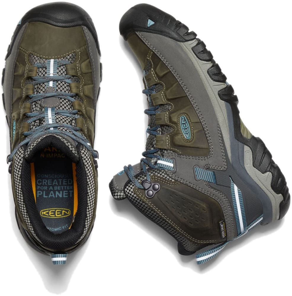 Keen W's Targhee III Mid Waterproof Magnet/Atlantic Blue, view: 3