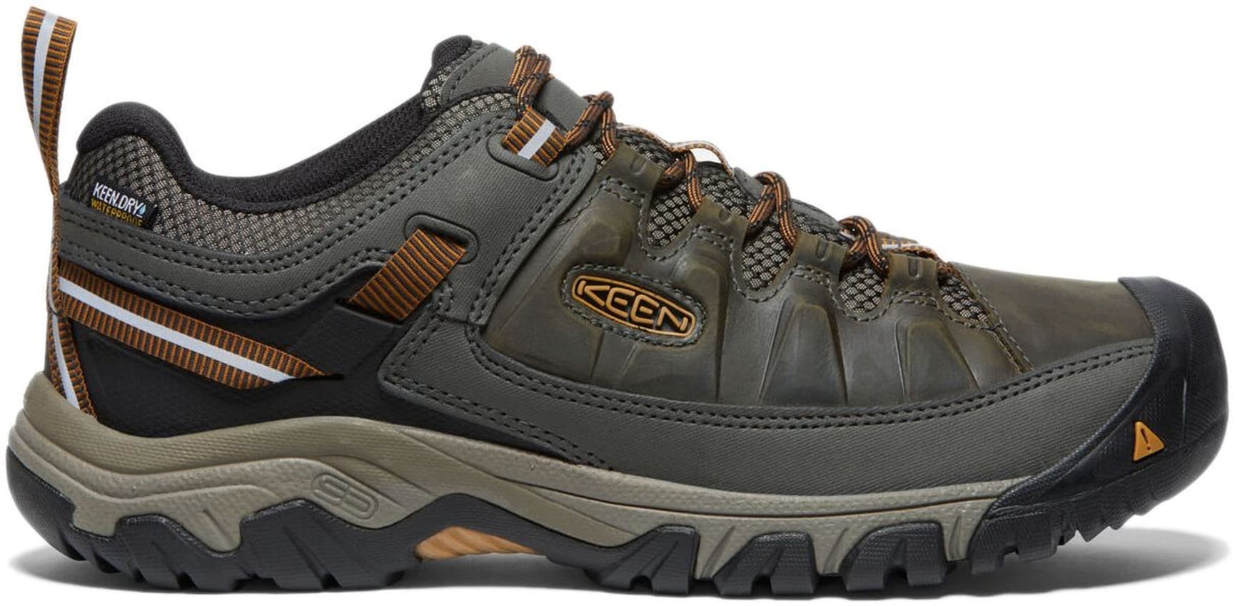 Keen M's Targhee III Waterproof Black Olive/Golden Brown, view: 0