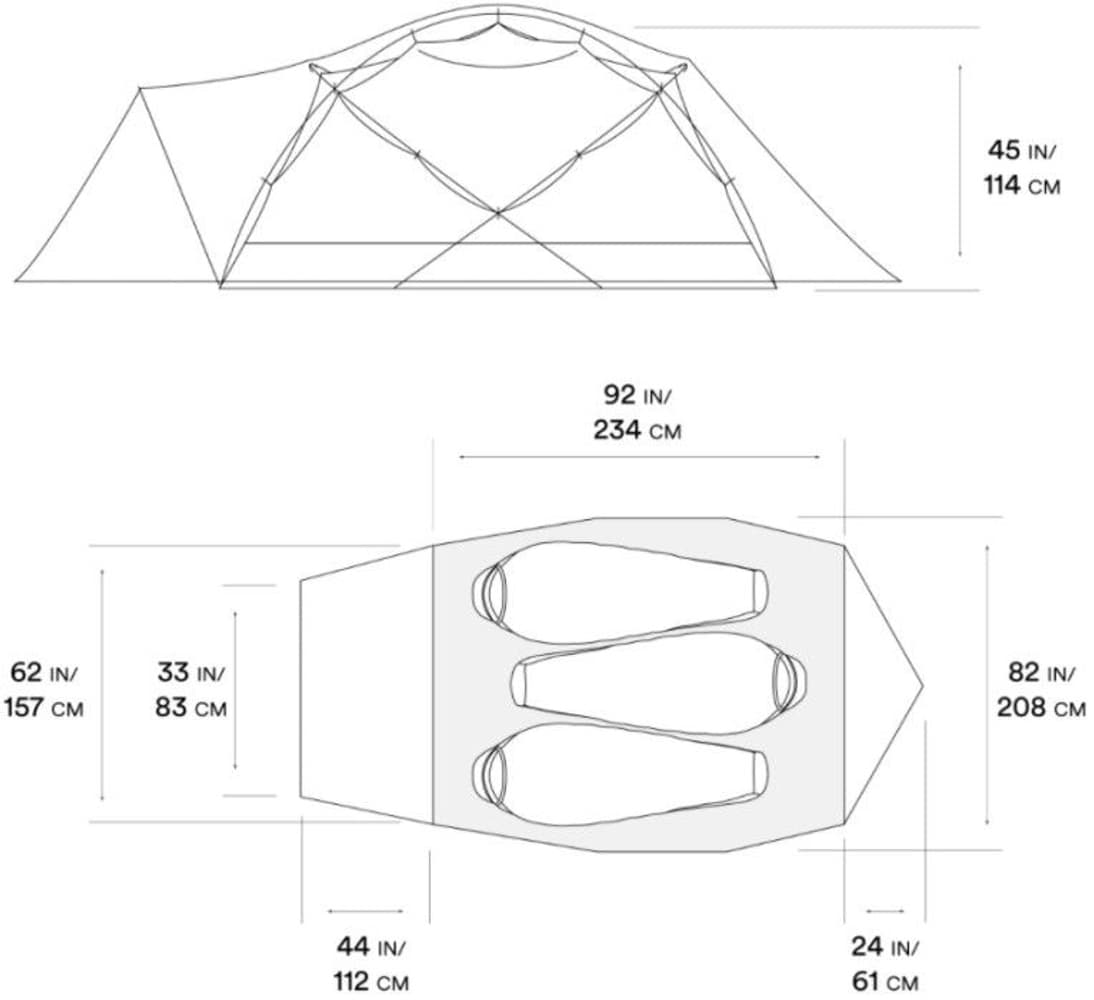 Trango 3 Tent Alpine Red, view: 6