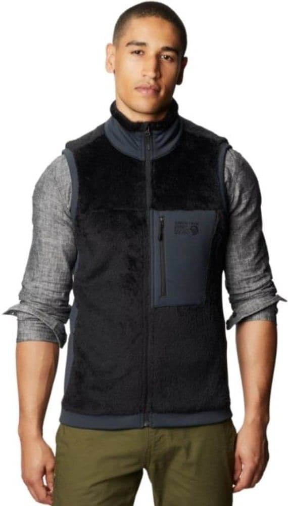 M's Monkey Fleece Vest Black, view: 0