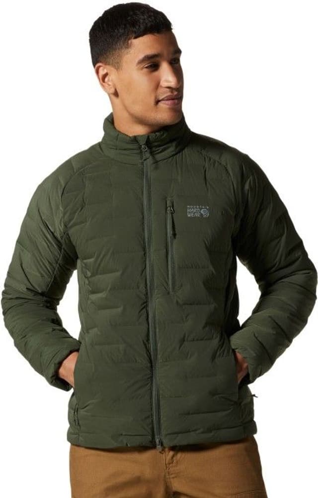 M's Stretchdown Jacket Surplus Green, view: 0