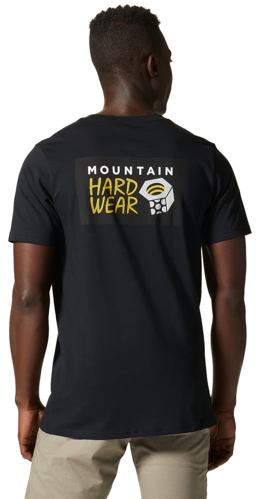 M's Logo In A Box Short Sleeve Black, view: 1