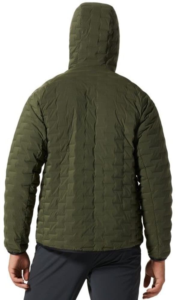 M's Stretchdown Light Pullover Surplus Green, view: 1
