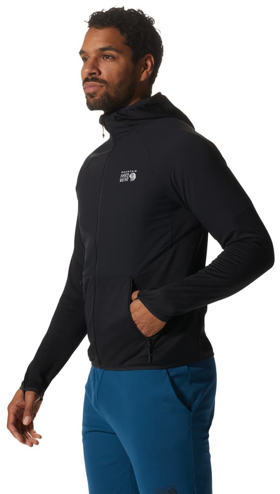 M's Stratus Range Full Zip Hoody Black, view: 2