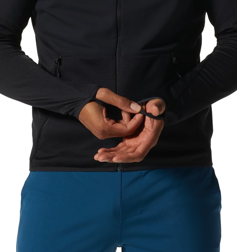 M's Stratus Range Full Zip Hoody Black, view: 4