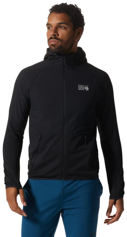 M's Stratus Range Full Zip Hoody Black, view: 0