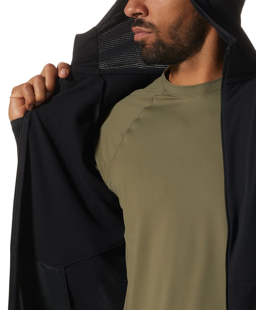 M's Stratus Range Full Zip Hoody Black, view: 5