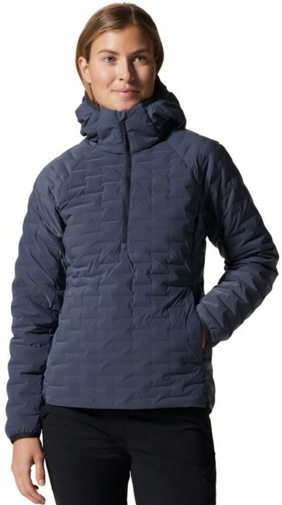 W's Stretchdown Light Pullover Blue Slate, view: 0