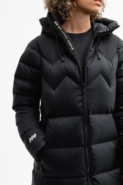 W's Cocoon Down Coat Black, view: 3