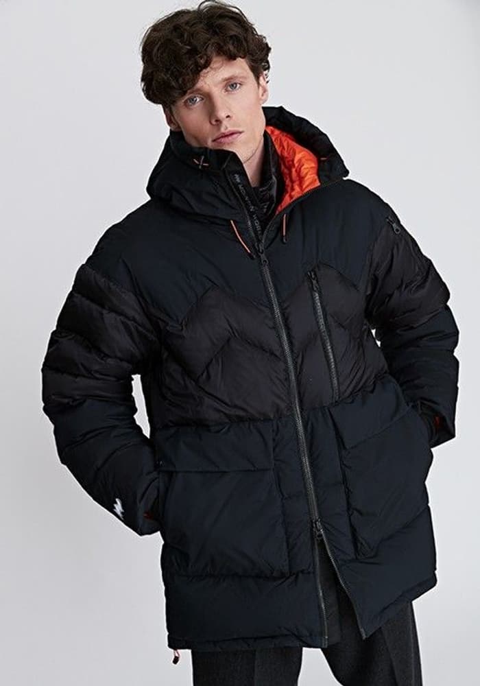 Fat Boy Hybrid Down Parka Unisex Black, view: 0