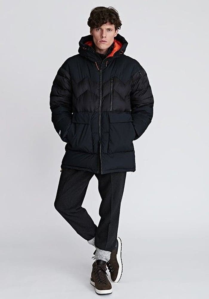 Fat Boy Hybrid Down Parka Unisex Black, view: 1