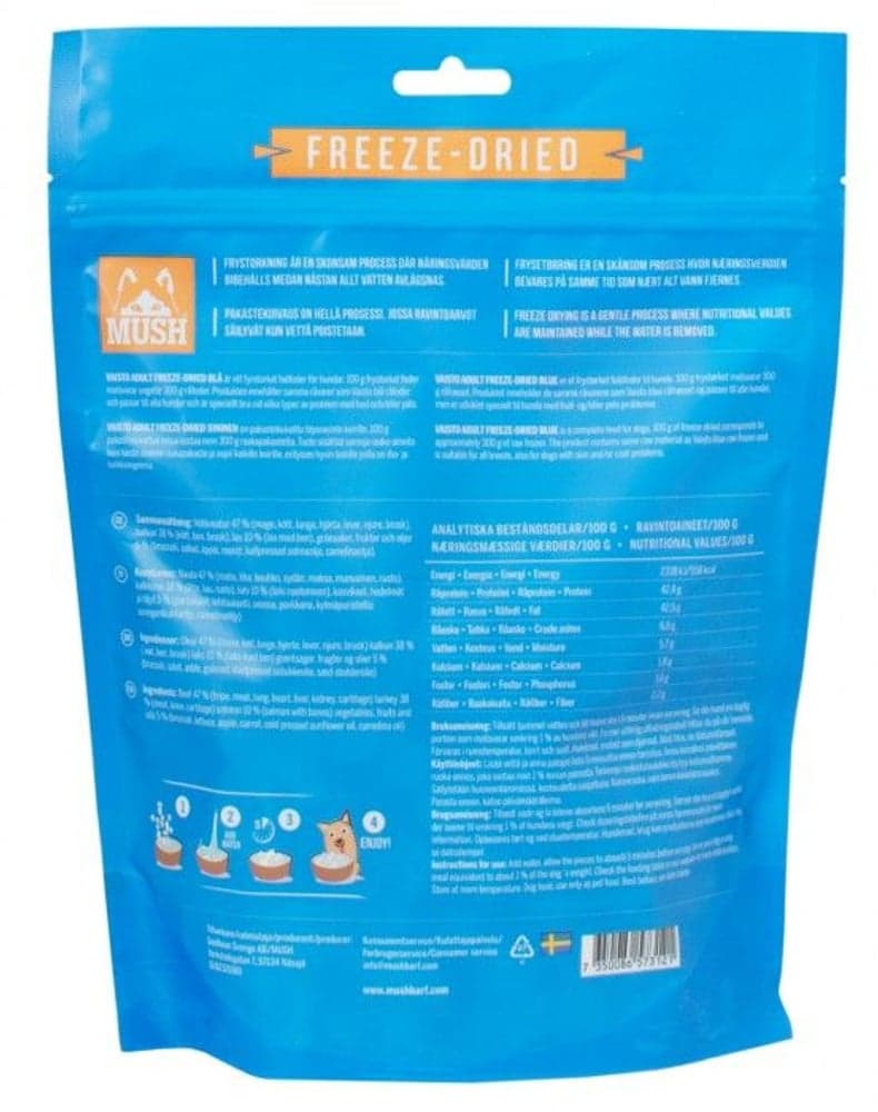 Vaisto Blå Frystorkat 250g, view: 1