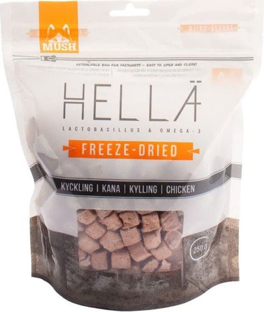 HELLÄ Frystorkad Kyckling 250g, view: 0