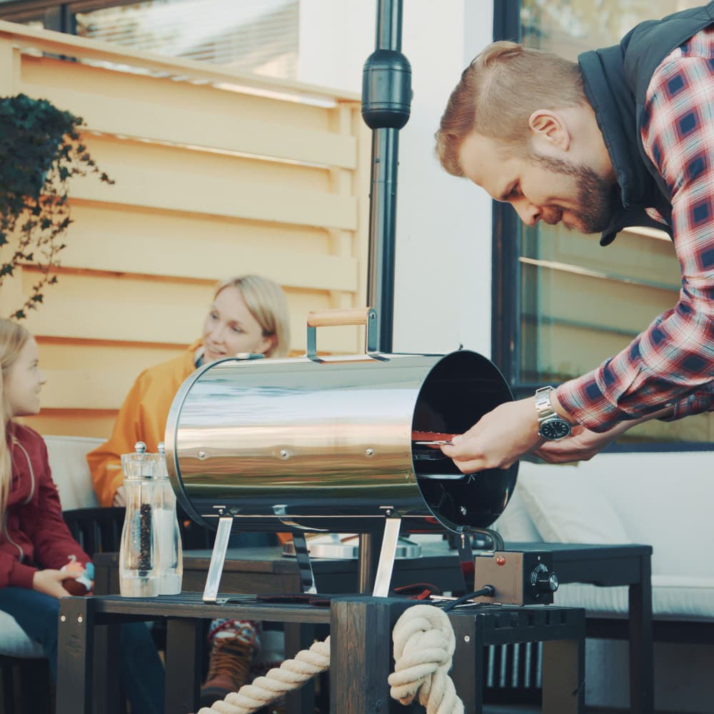 Original Elektrisk rökugn 1100W PRO med överdrag, view: 5