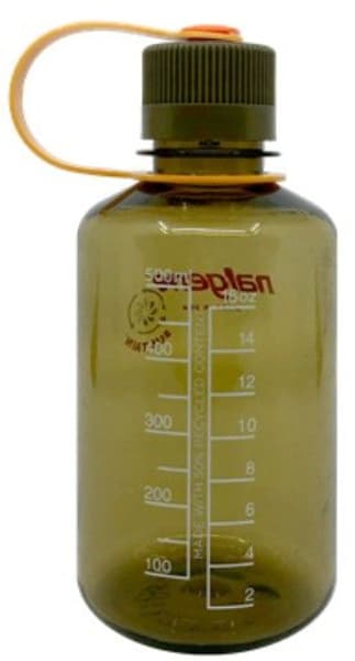 Bottle 0,5 l Narrow Mouth Sustain Olive, view: 1
