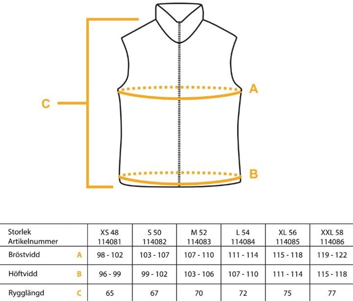 Värmeväst Aspen Herr, view: 3