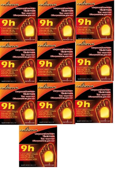 Tåvärmare 10-Pack (10x2 stycken), view: 0