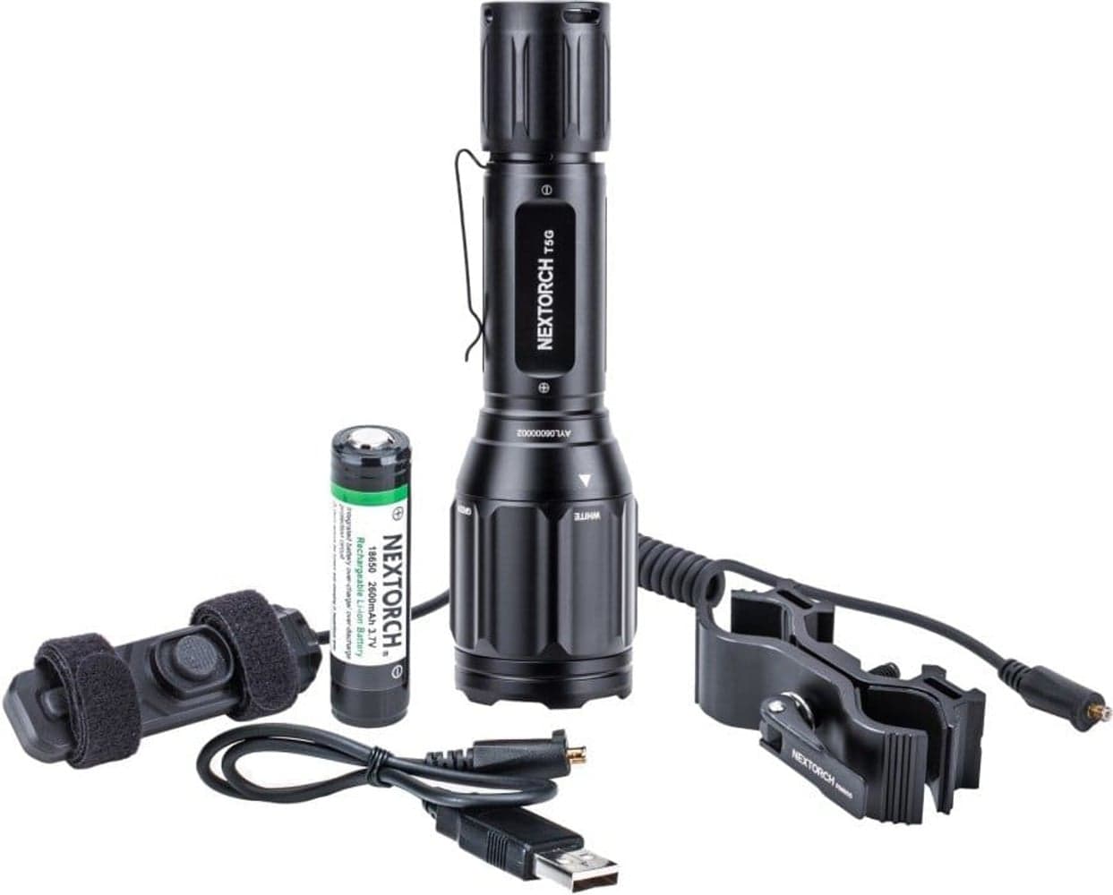 Eftersökspaket T5G v2 med Vit/Grön LED 1200/170 lm, view: 0