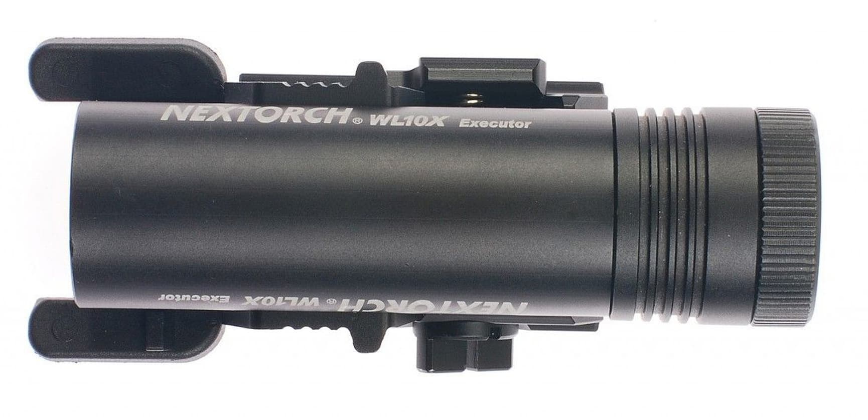 Vapenlampa 230 lm inkl CR123a batteri & universalfäste för skena, view: 4