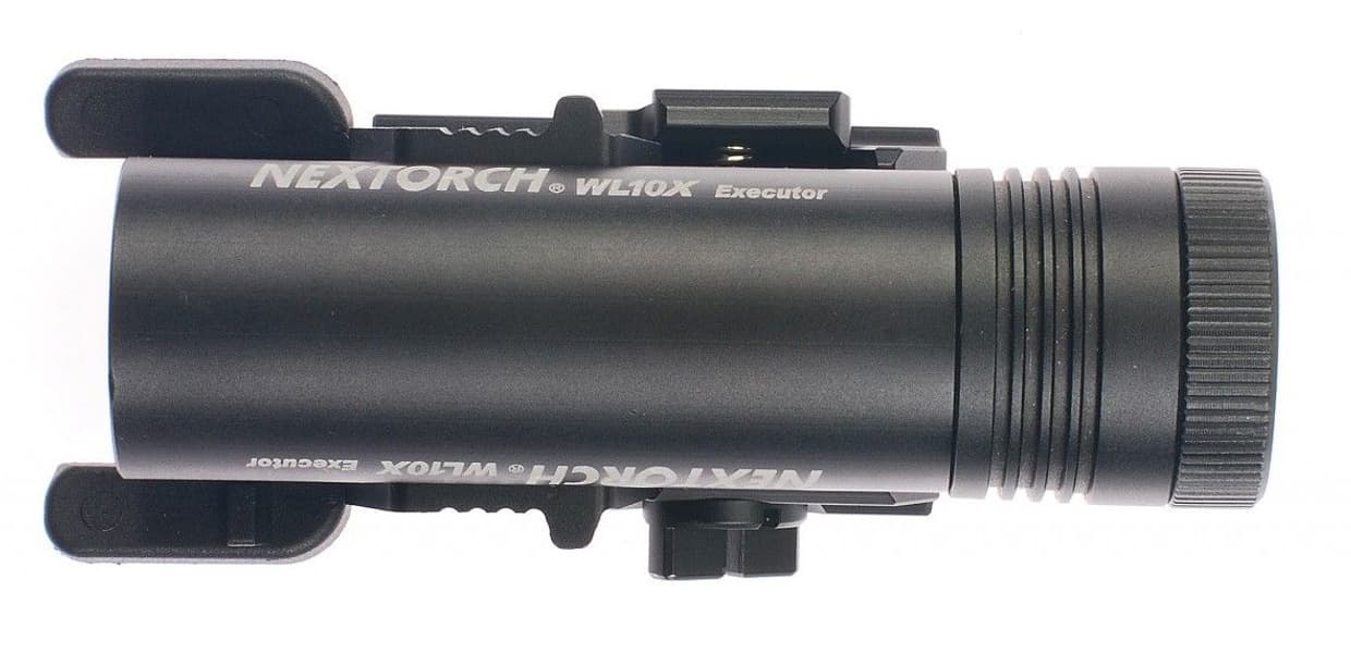 Vapenlampa 230 lm inkl CR123a batteri & universalfäste för skena, view: 4