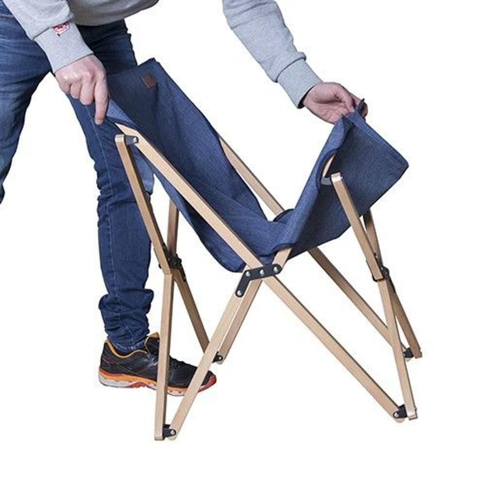 Flycatcher Large Denim Campingstol, view: 4