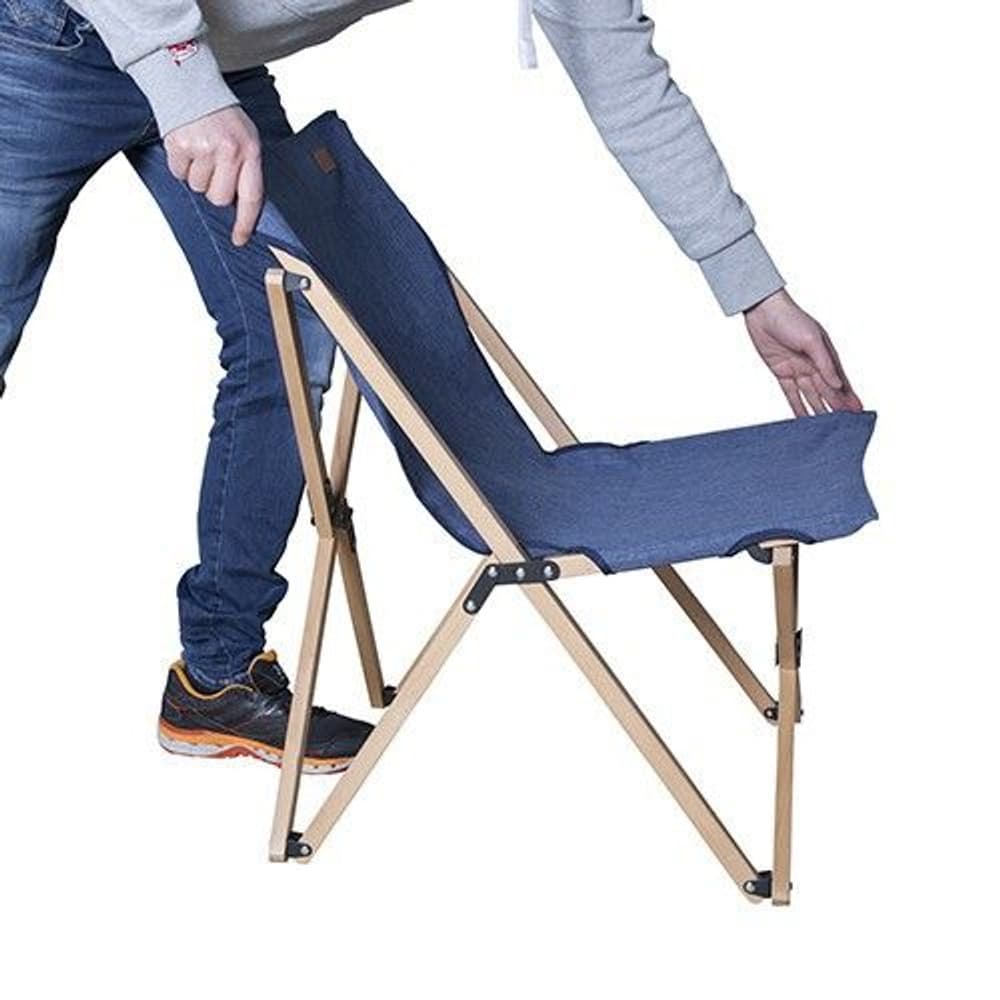 Flycatcher Large Denim Campingstol, view: 5