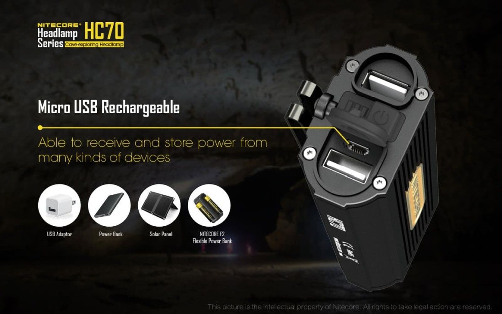 HC70 Pannlampa, view: 2