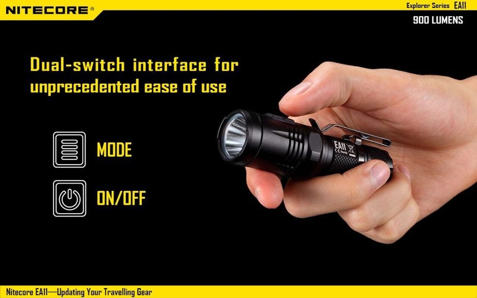 EA11 LED-Lampa 900LM, view: 3