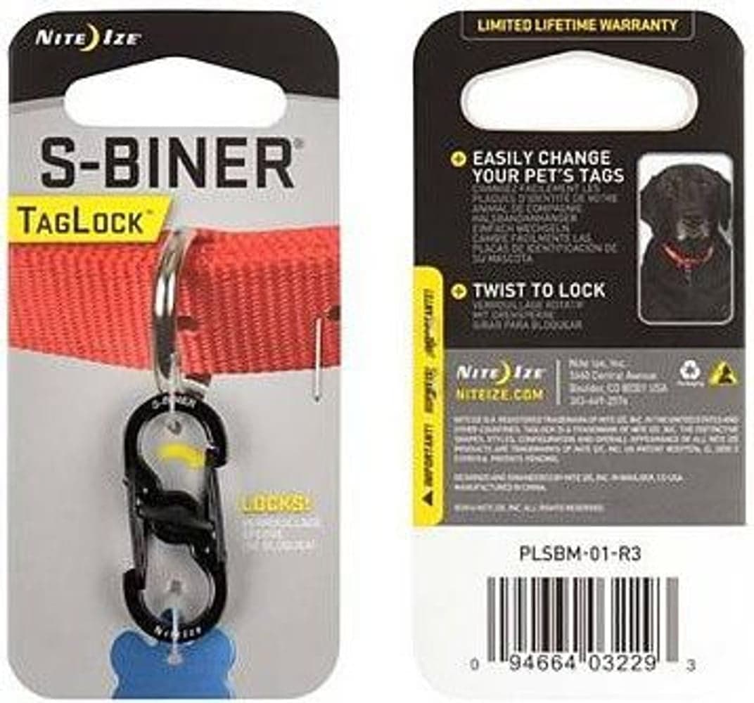 S-Biner TagLock - Black, view: 0