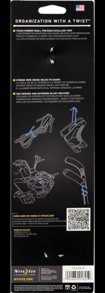 Gear Tie 24-Black 2-pack (2022), view: 3