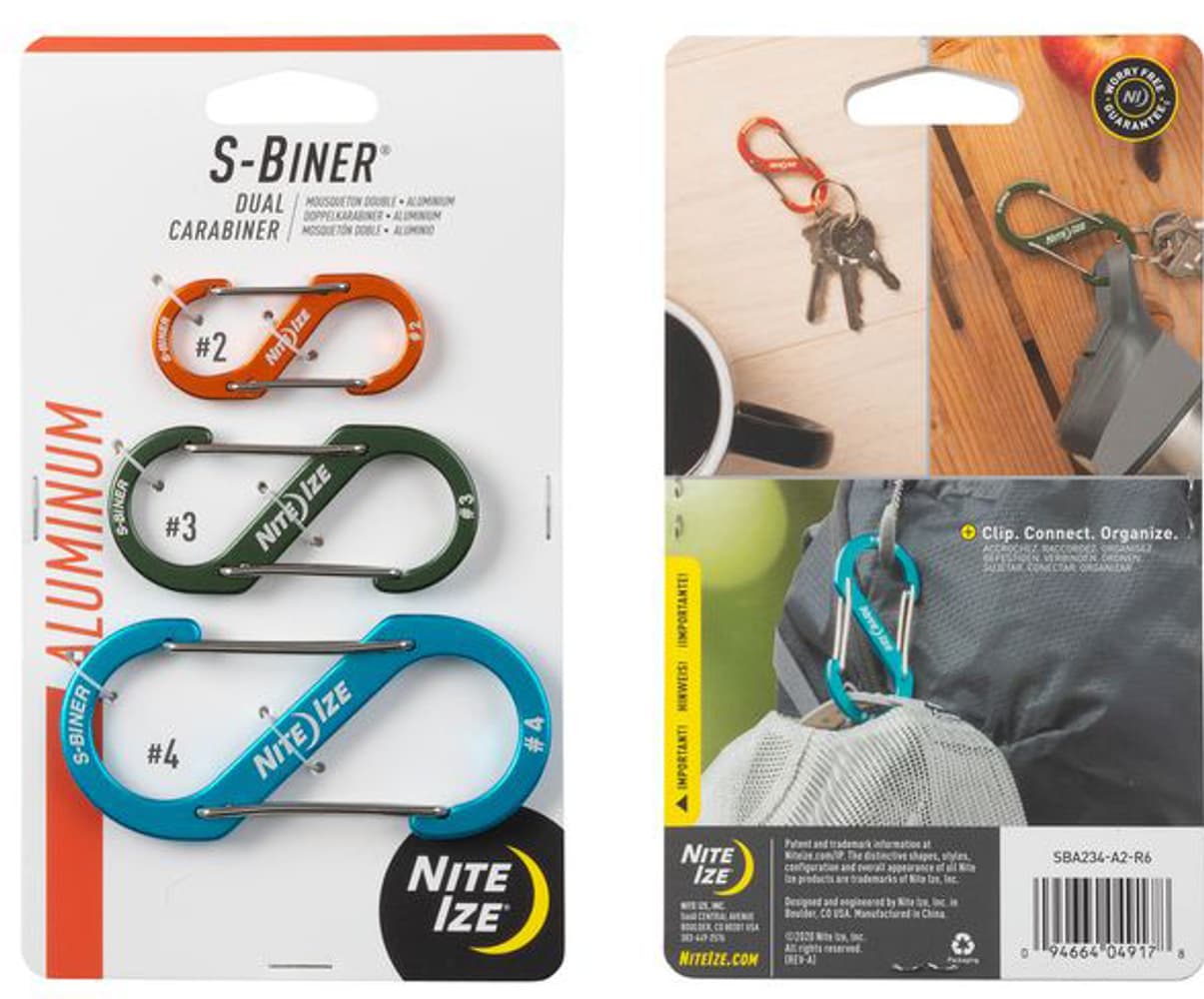 S-Biner Dual Carabiner Combo - 3 Pack, view: 2