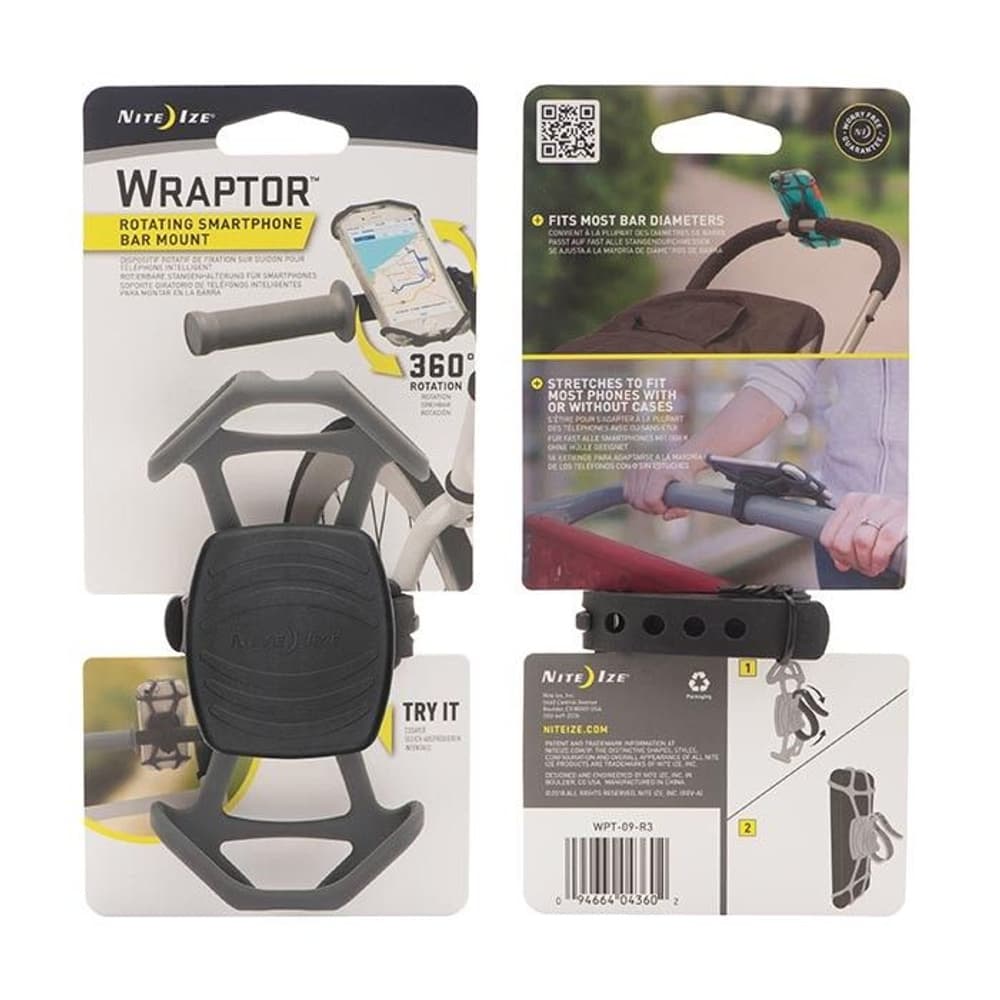 Wraptor Rotating Smartphone Bar Mount, view: 2