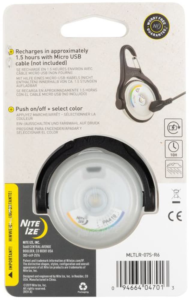 Radiant Rechargeable Micro Lantern - Disc-O Select, view: 3